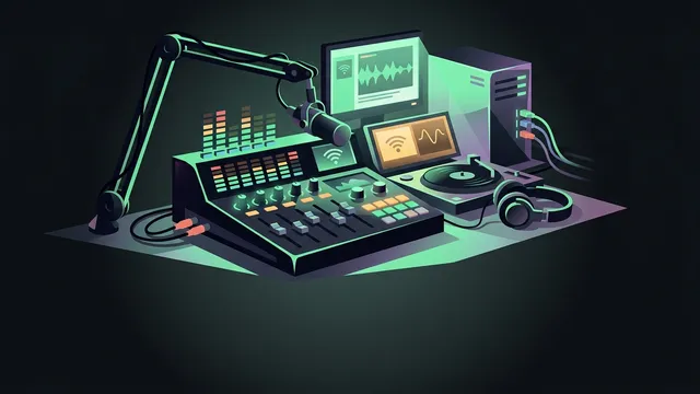 Self-hosted radio with Icecast and Navidrome (no AI DJ)
